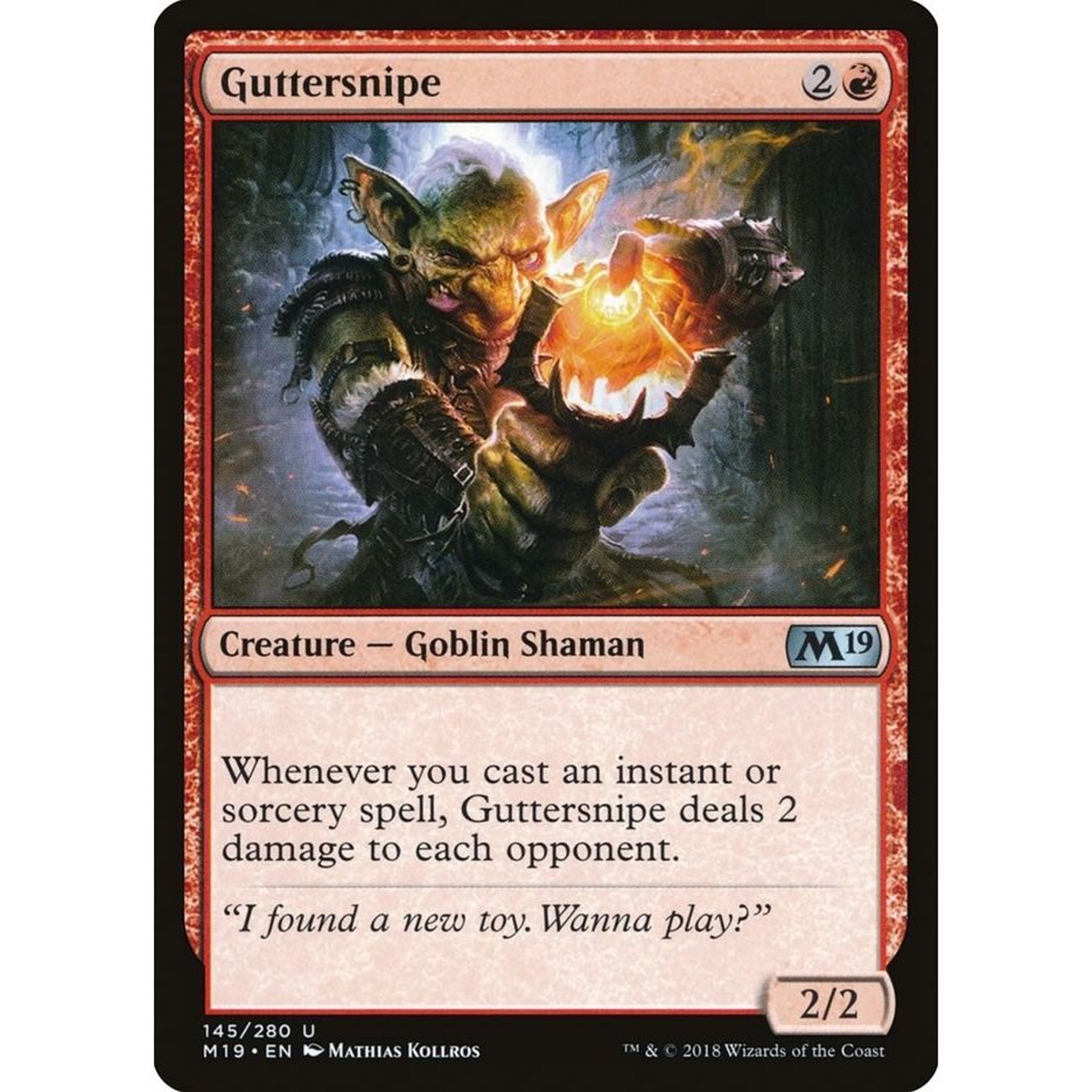 Image for Guttersnipe (145) (M19) - Magic: The Gathering