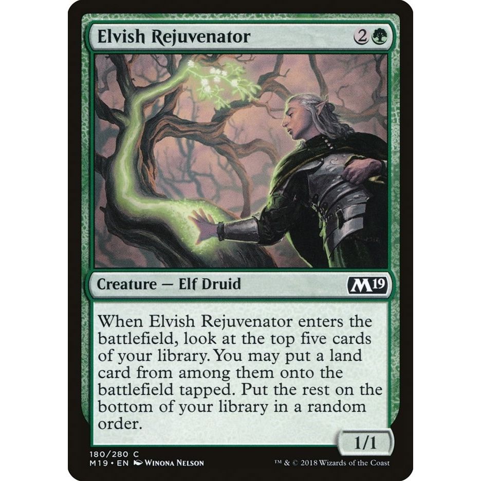 Image for Elvish Rejuvenator (180) (M19) - Magic: The Gathering