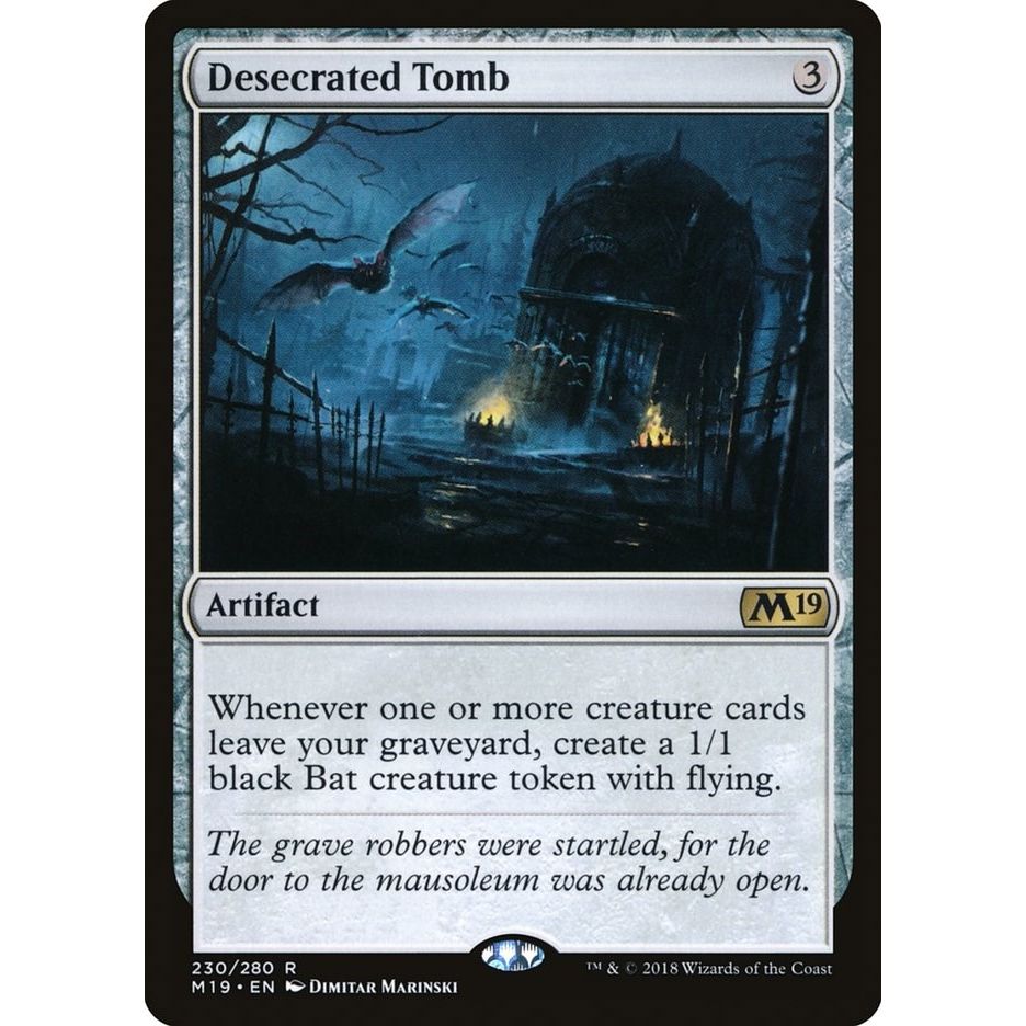 Image for Desecrated Tomb (230) (M19) - Magic: The Gathering