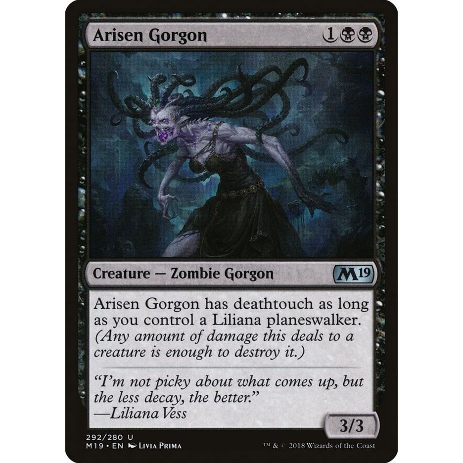 Image for Arisen Gorgon (292) (M19) - Magic: The Gathering
