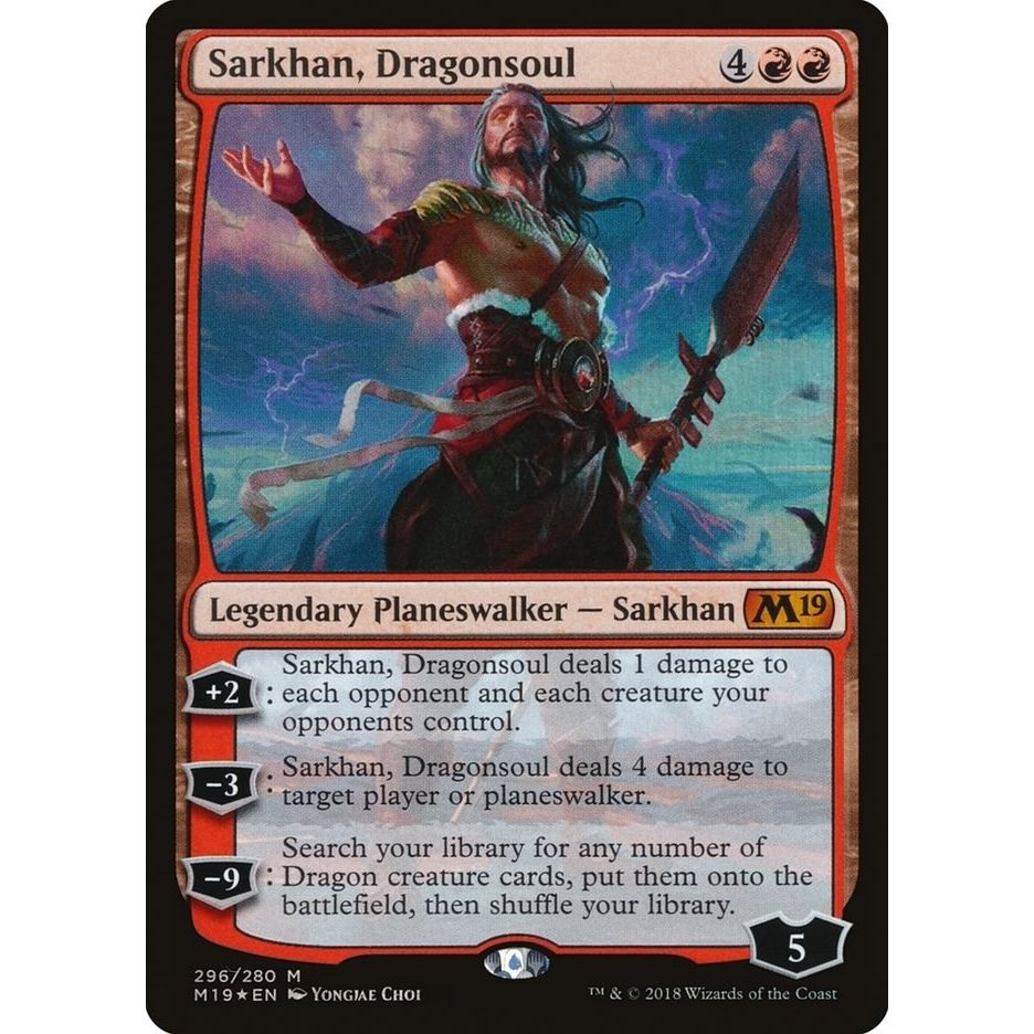 Image for Sarkhan, Dragonsoul (296) (M19) - Magic: The Gathering