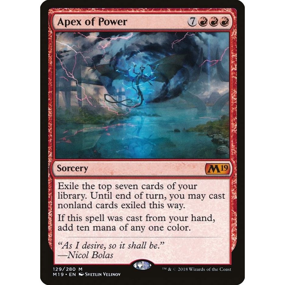 Image for Apex of Power (129) (M19) - Magic: The Gathering