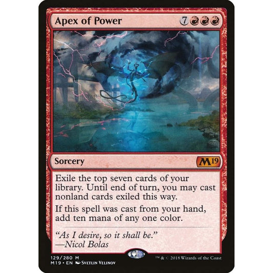 Image for Apex of Power (129) (M19) - Magic: The Gathering