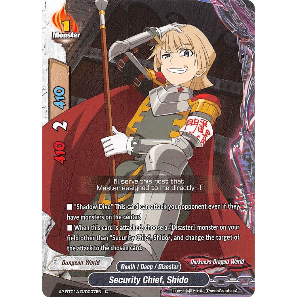 Image for Security Chief, Shido (X2-BT01A-D/0007EN) (X2BT01A) - Future Card BuddyFight