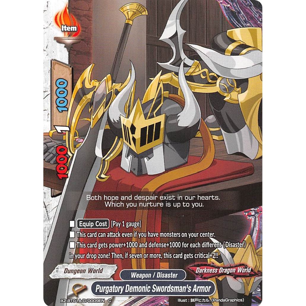 Image for Purgatory Demonic Swordsman's Armor (X2-BT01A-D/0009EN) (X2BT01A) - Future Card BuddyFight