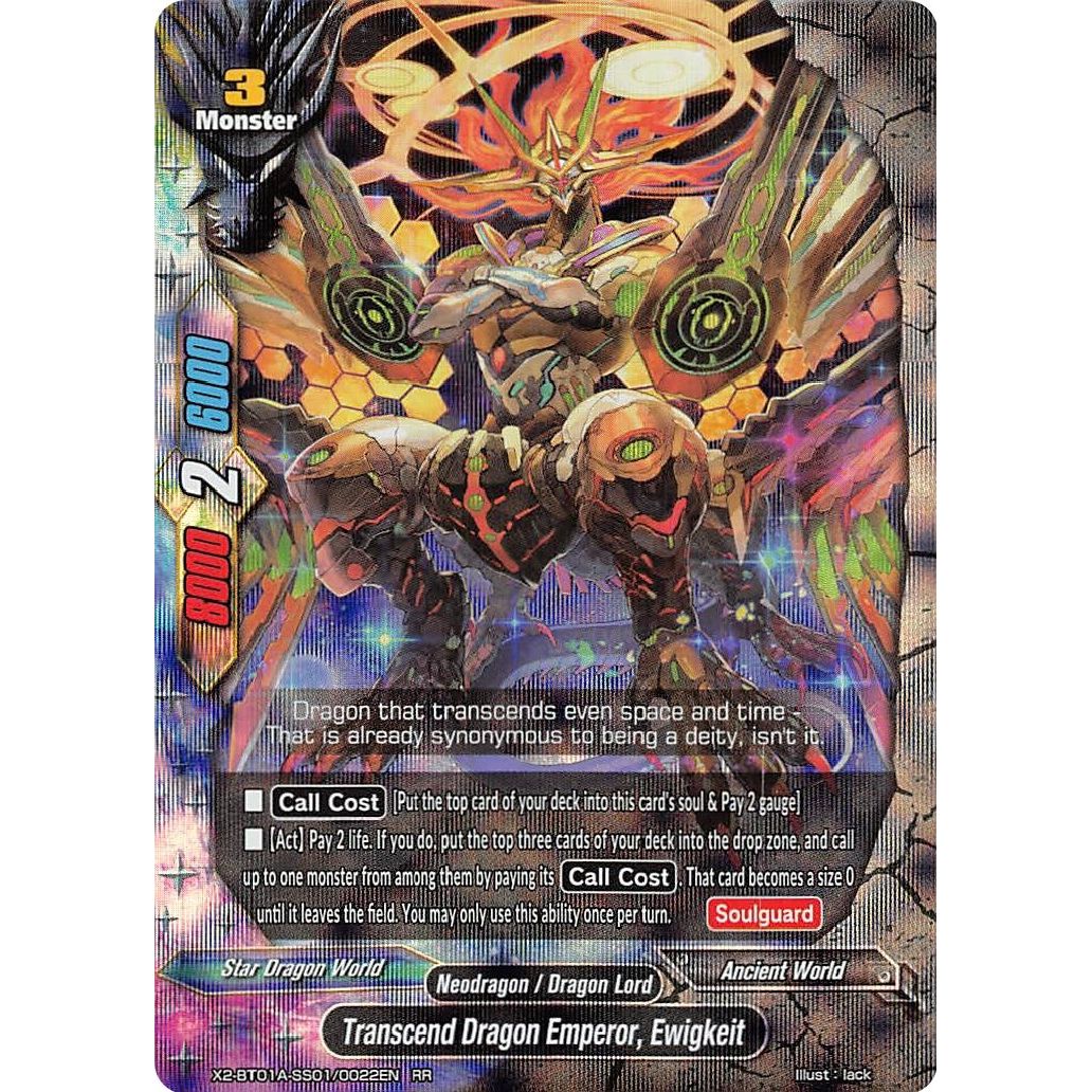 Image for Transcend Dragon Emperor, Ewigkeit (X2-BT01A-SS01/0022EN) (X2BT01A) - Future Card BuddyFight