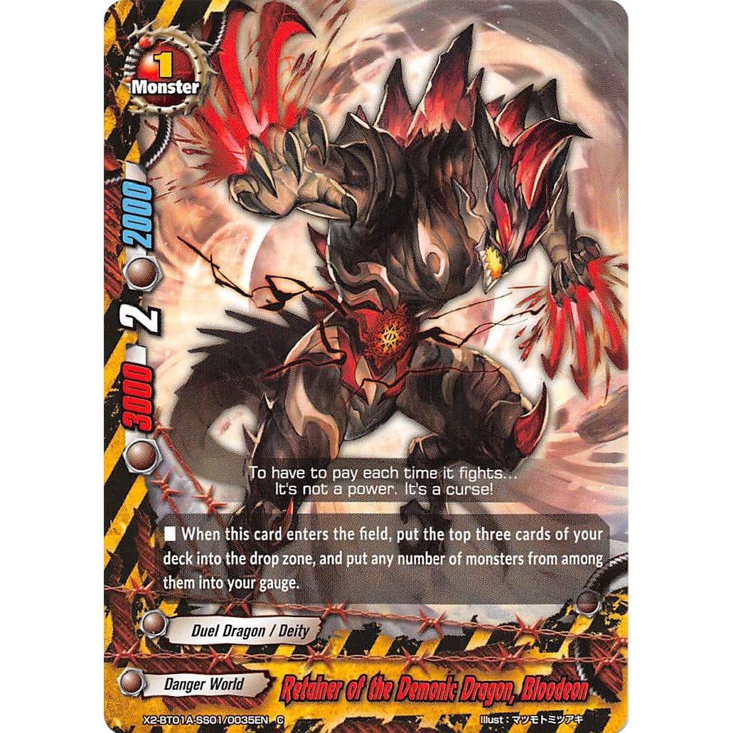 Image for Retainer of the Demonic Dragon, Bloodeon (X2-BT01A-SS01/0035EN) (X2BT01A) - Future Card BuddyFight