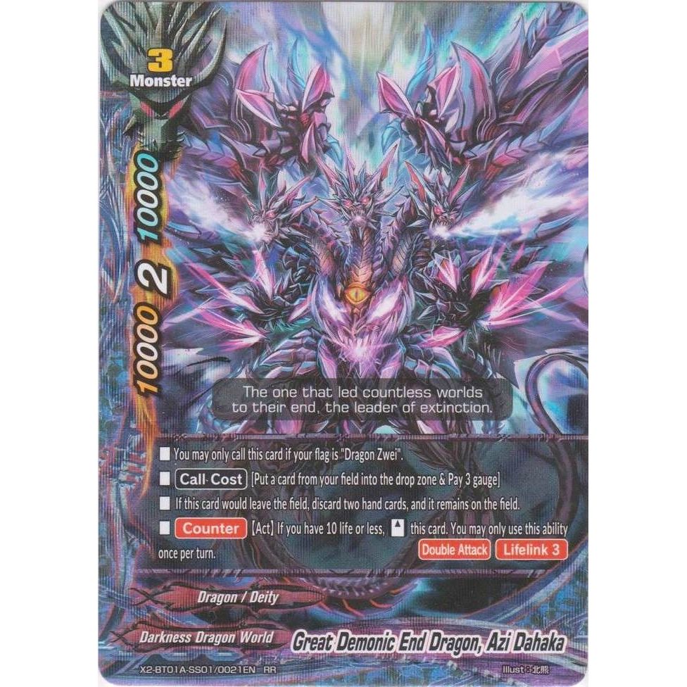 Image for Great Demonic End Dragon, Azi Dahaka (X2-BT01A-SS01/0021EN) (X2BT01A) - Future Card BuddyFight