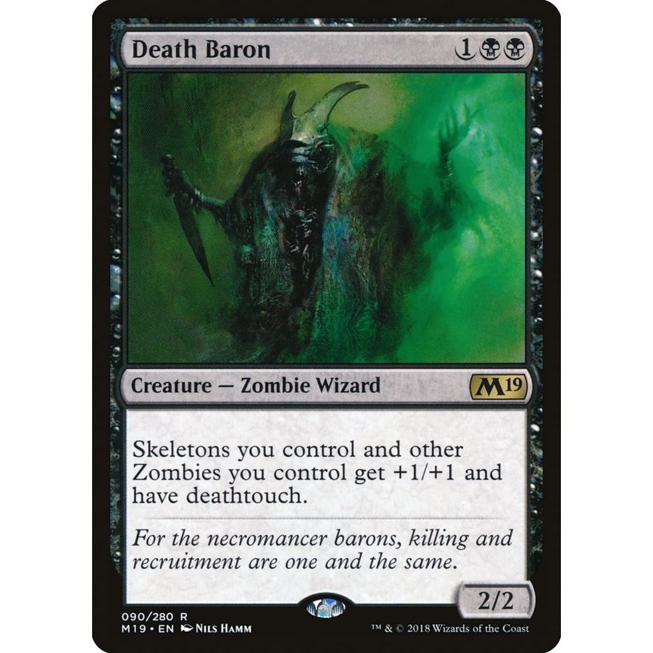 Image for Death Baron (90) (M19) - Magic: The Gathering