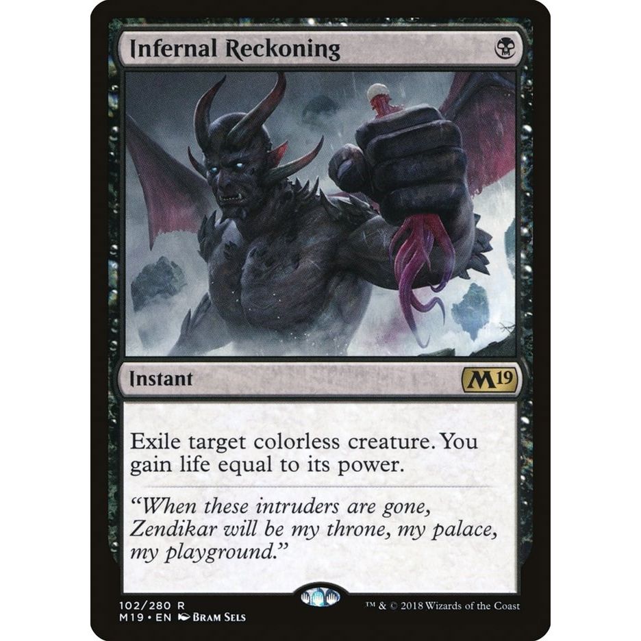 Image for Infernal Reckoning (102) (M19) - Magic: The Gathering