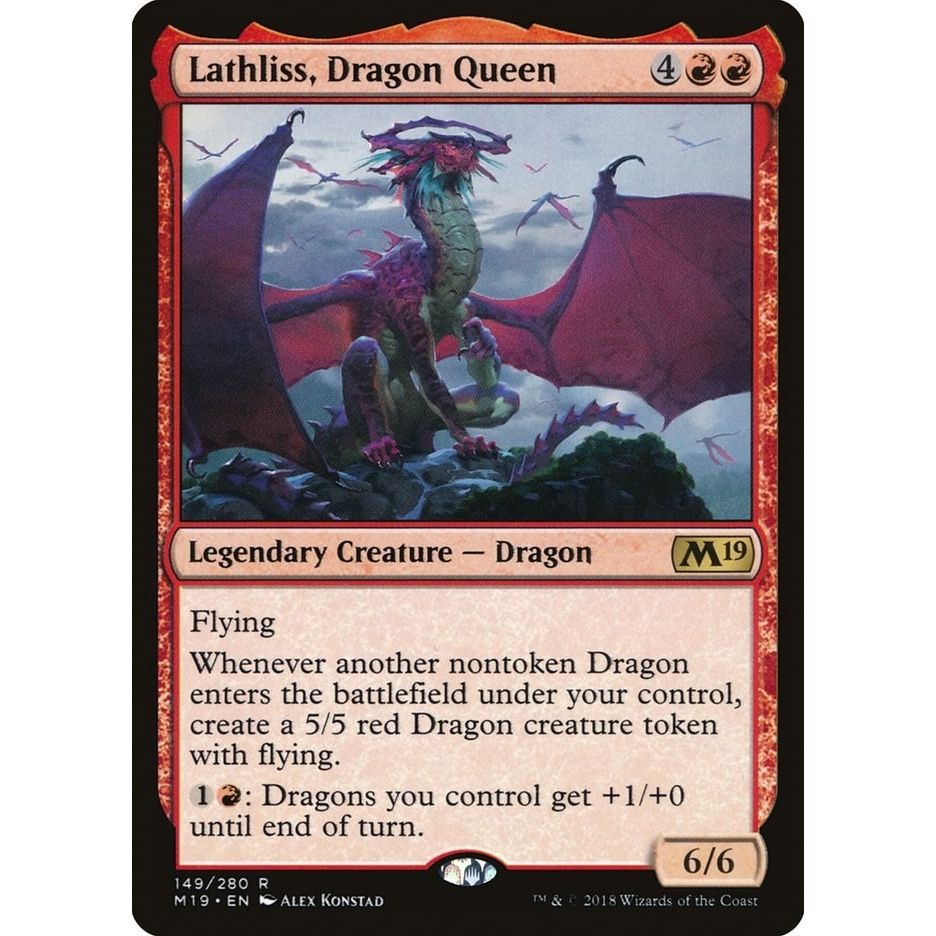Image for Lathliss, Dragon Queen (149) (M19) - Magic: The Gathering