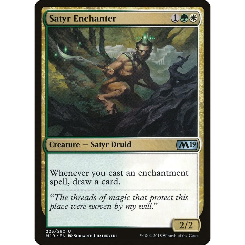 Image for Satyr Enchanter (223) (M19) - Magic: The Gathering
