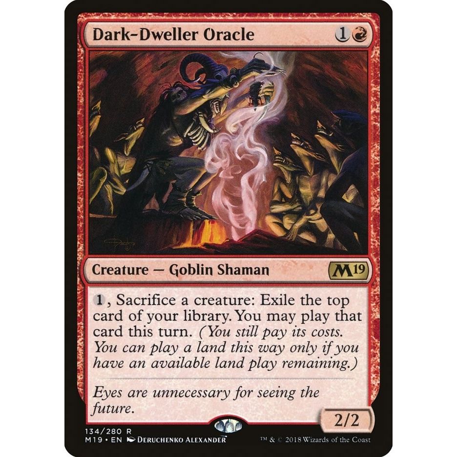 Image for Dark-Dweller Oracle (134) (M19) - Magic: The Gathering