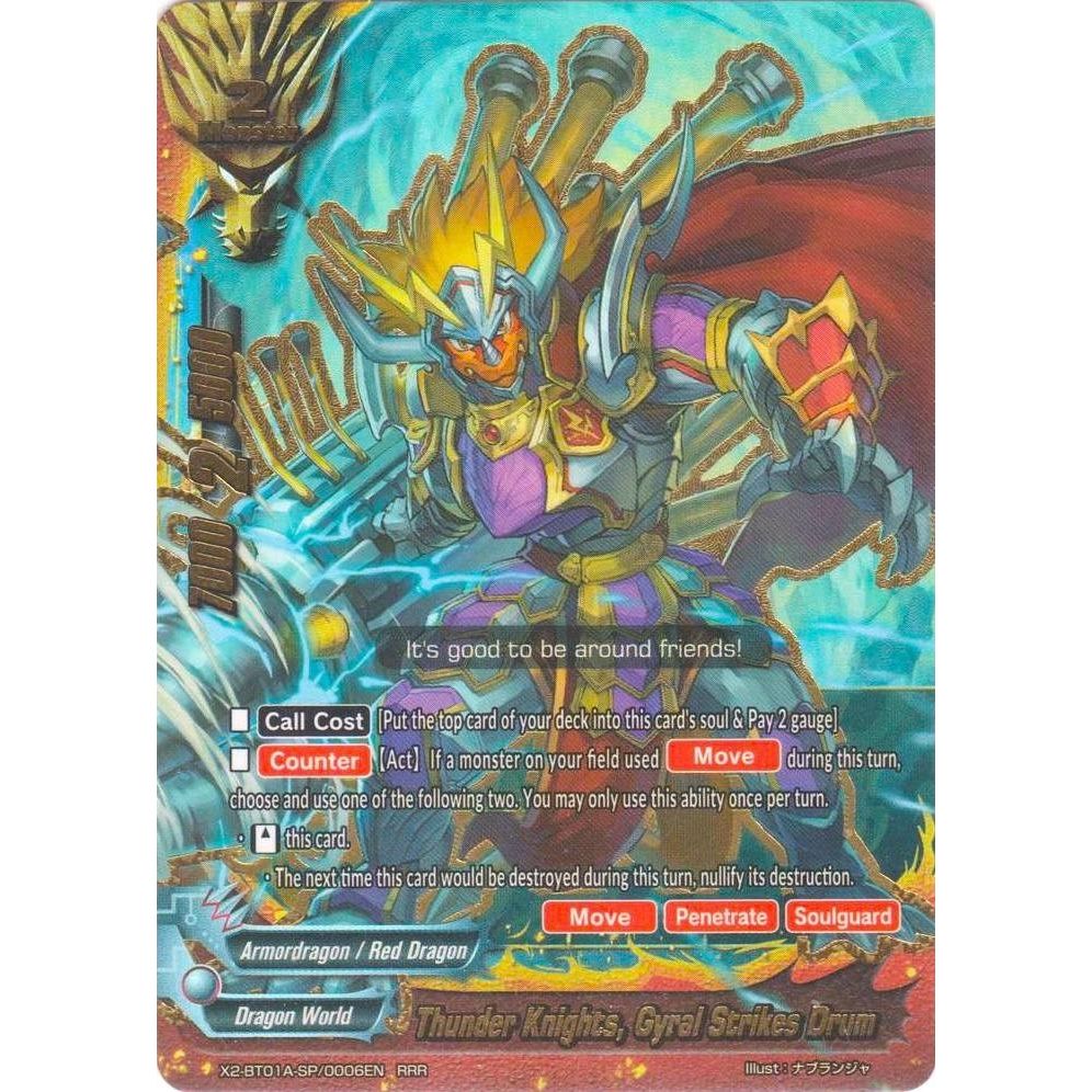 Image for Thunder Knights, Gyral Strikes Drum (X2-BT01A-SP/0006EN) (X2BT01A) - Future Card BuddyFight