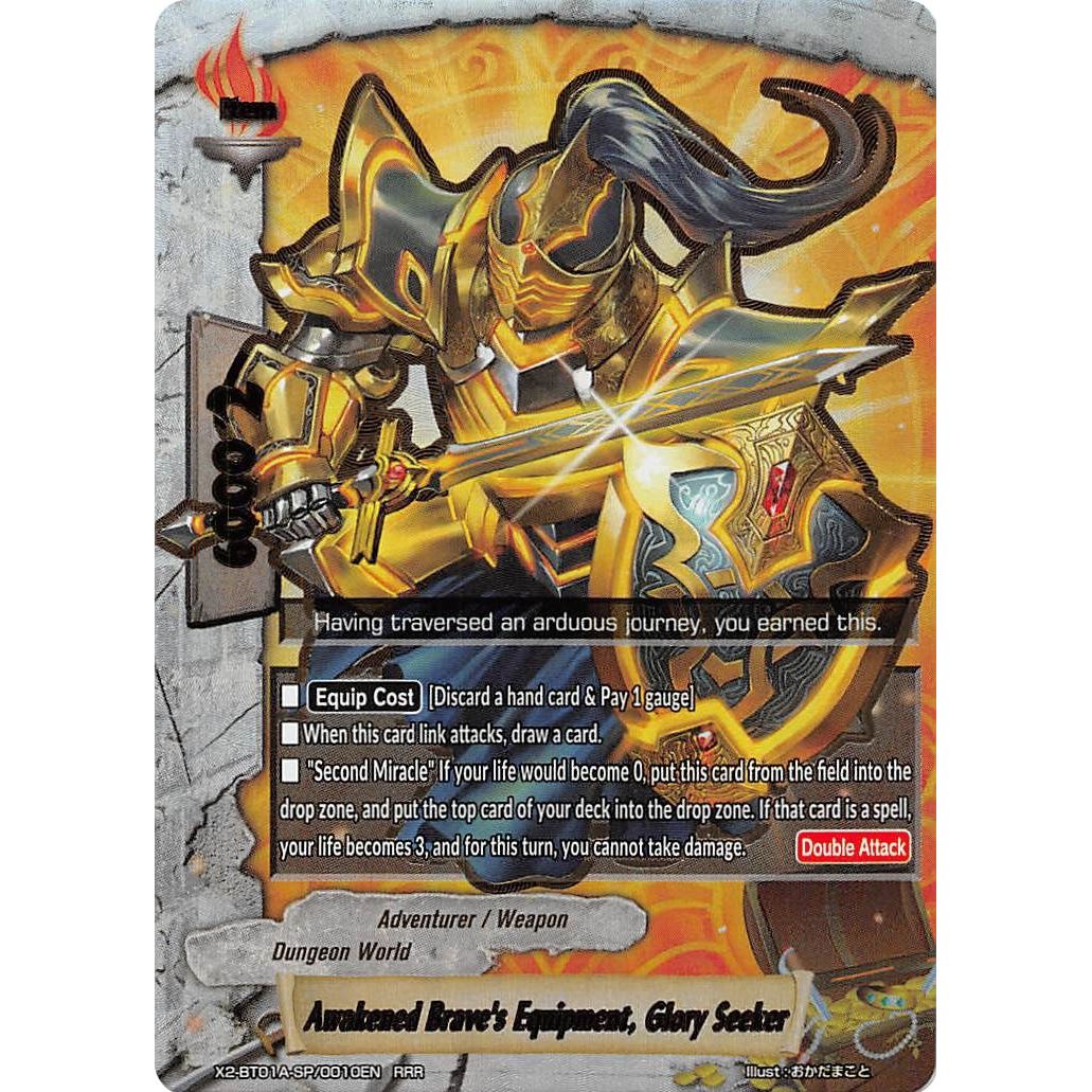 Image for Awakened Brave's Equipment, Glory Seeker (X2-BT01A-SP/0010EN) (X2BT01A) - Future Card BuddyFight