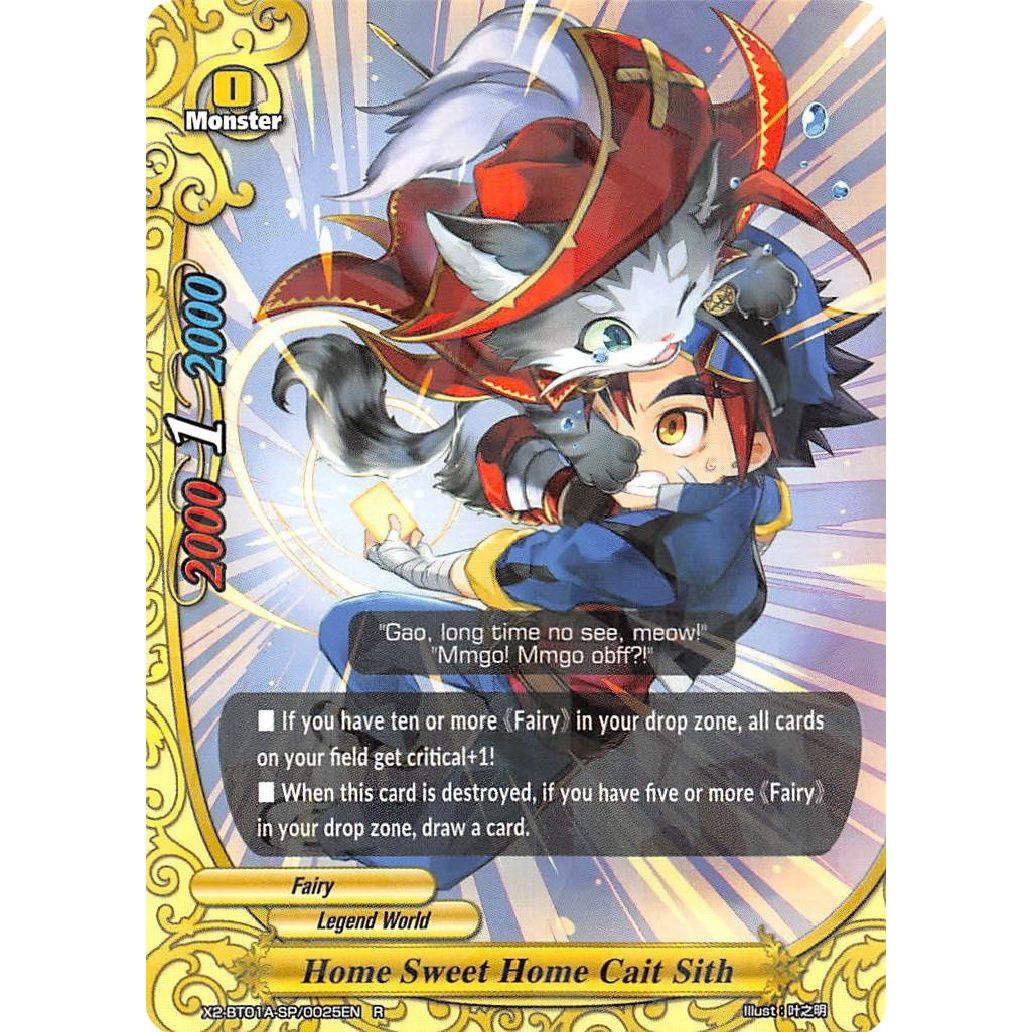 Image for Home Sweet Home Cait Sith (X2-BT01A-SP/0025EN) (X2BT01A) - Future Card BuddyFight
