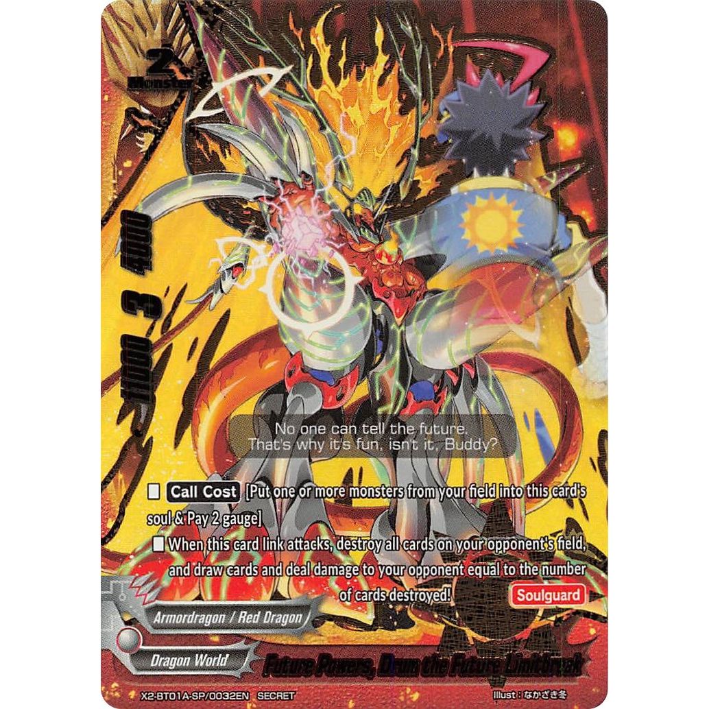 Image for Future Powers, Drum the Future Limitbreak (X2-BT01A-SP/0032EN) (X2BT01A) - Future Card BuddyFight