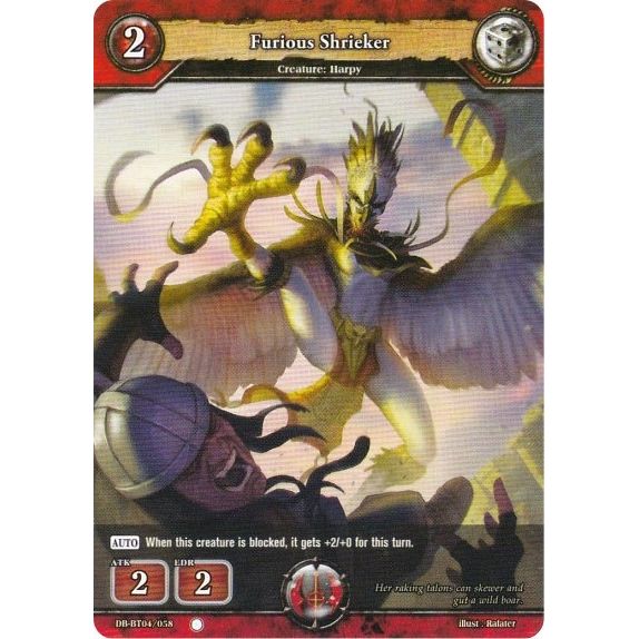 Image for Furious Shrieker (DB-BT04/058) (BP04) - Dragoborne