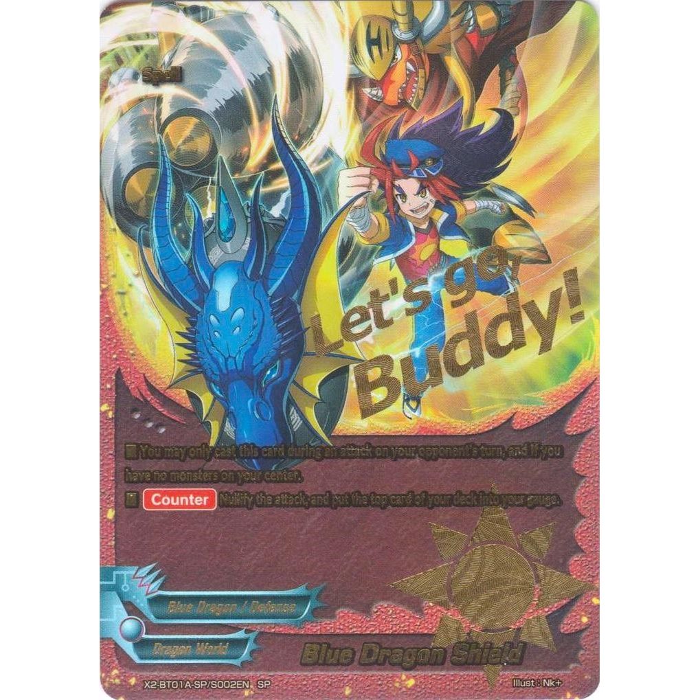 Image for Blue Dragon Shield (SP) (X2-BT01A-SP/S002EN) (X2BT01A) - Future Card BuddyFight