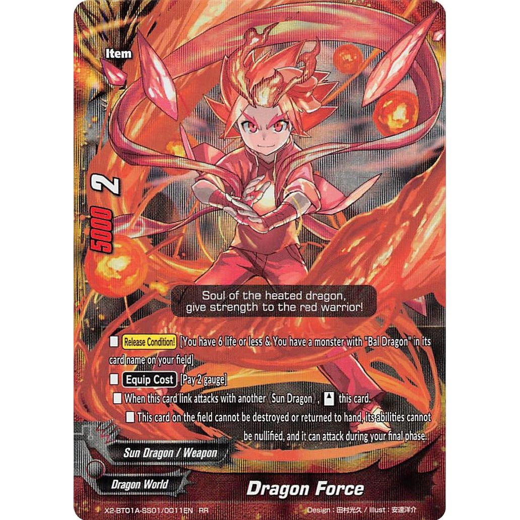 Image for Dragon Force (X2-BT01A-SS01/0011EN) (X2BT01A) - Future Card BuddyFight