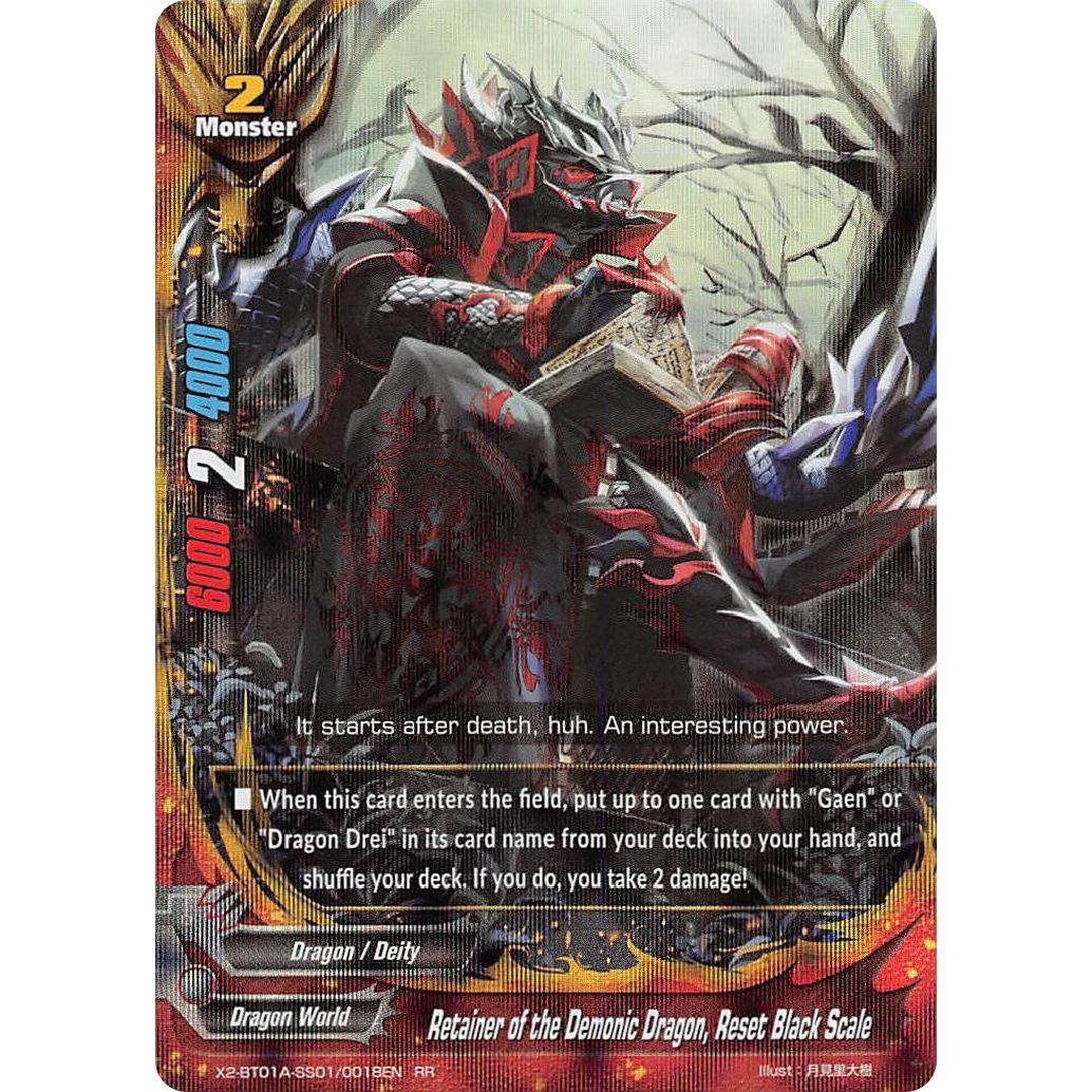 Image for Retainer of the Demonic Dragon, Reset Black Scale (X2-BT01A-SS01/0018EN) (X2BT01A) - Future Card BuddyFight