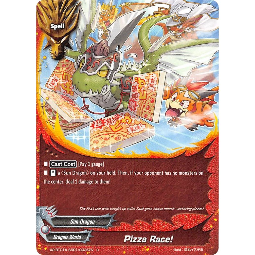 Image for Pizza Race! (X2-BT01A-SS01/0026EN) (X2BT01A) - Future Card BuddyFight