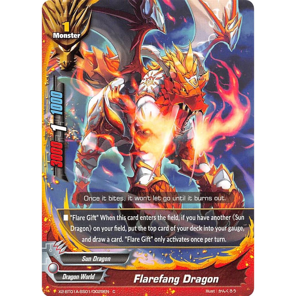 Image for Flarefang Dragon (X2-BT01A-SS01/0029EN) (X2BT01A) - Future Card BuddyFight