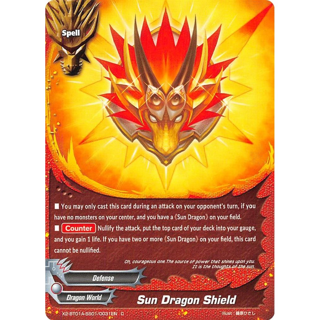 Image for Sun Dragon Shield (X2-BT01A-SS01/0031EN) (X2BT01A) - Future Card BuddyFight