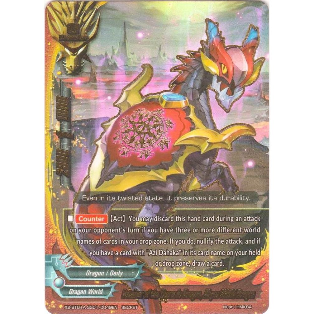 Image for Retainer of the Demonic Dragon, Abyss Shield Dragon (X2-BT01A-SS01/0049EN) (X2BT01A) - Future Card BuddyFight