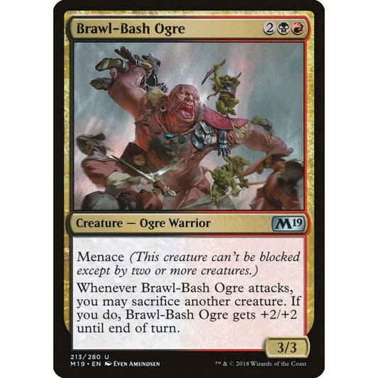 Image for Brawl-Bash Ogre (213) (M19) - Magic: The Gathering