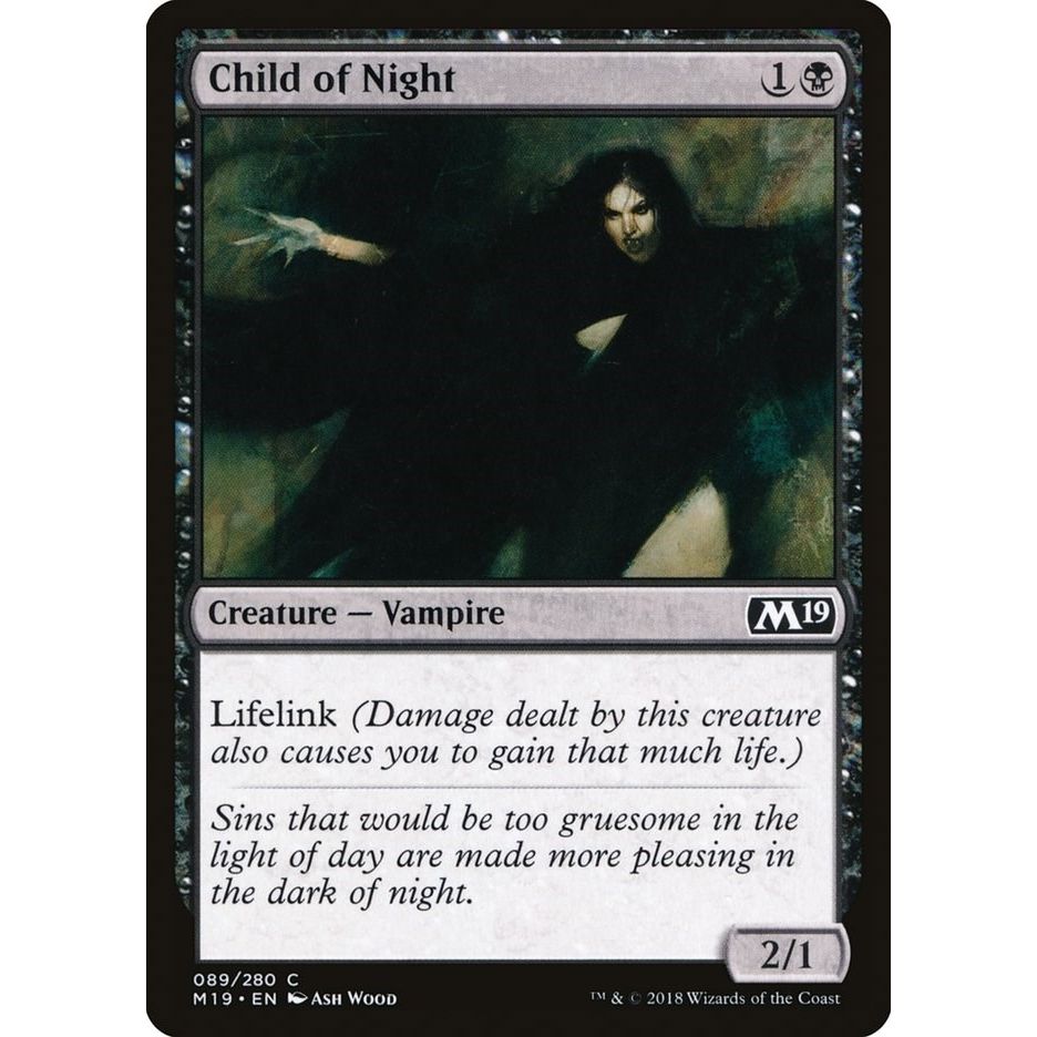 Image for Child of Night (89) (M19) - Magic: The Gathering
