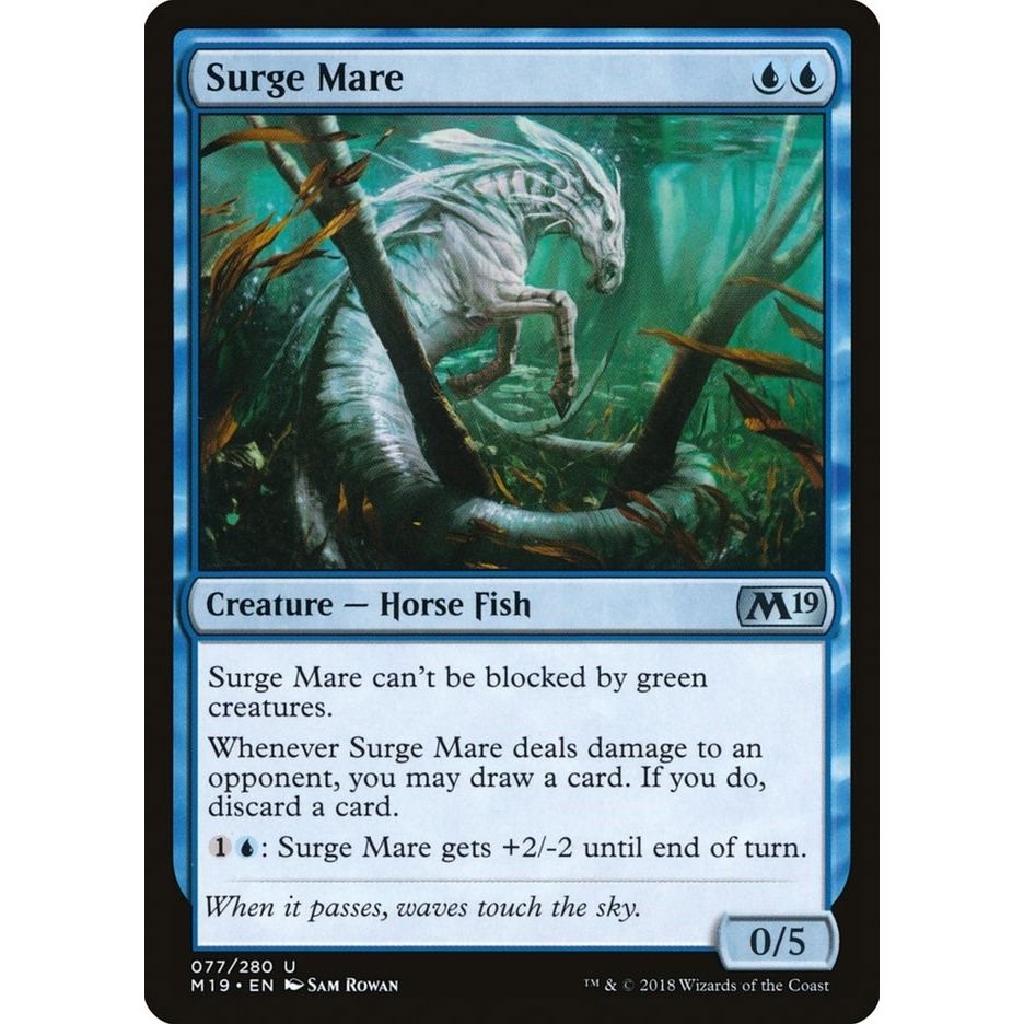 Image for Surge Mare (77) (M19) - Magic: The Gathering