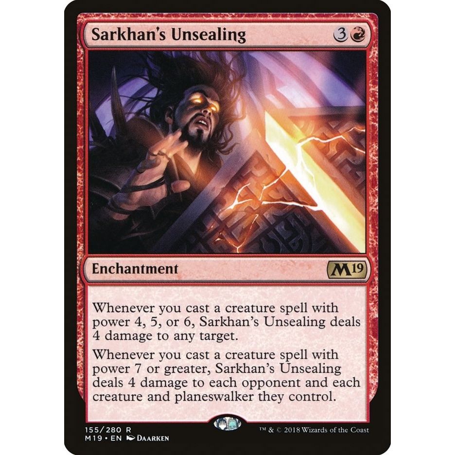 Image for Sarkhan's Unsealing (155) (M19) - Magic: The Gathering