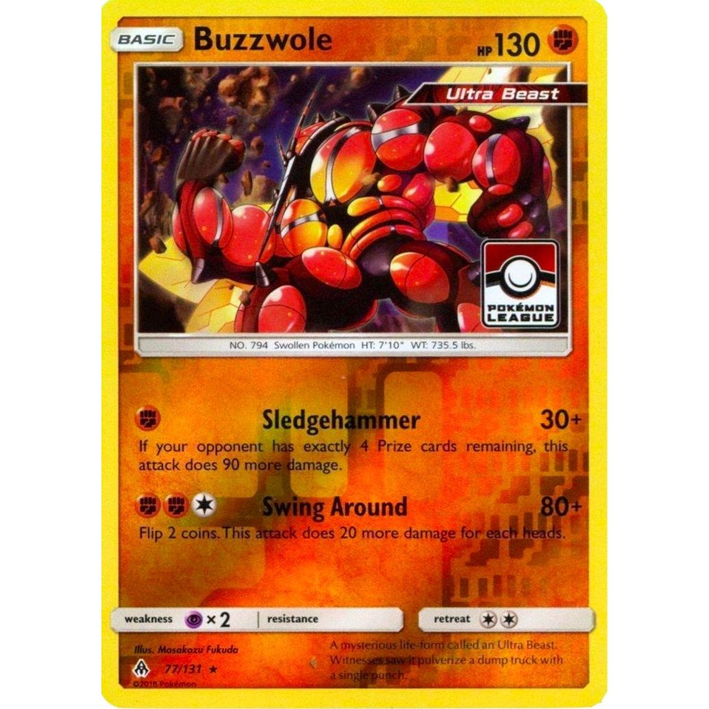 Image for Buzzwole - 77/131 (Pokemon League) (077/131) (PR) - Pokemon