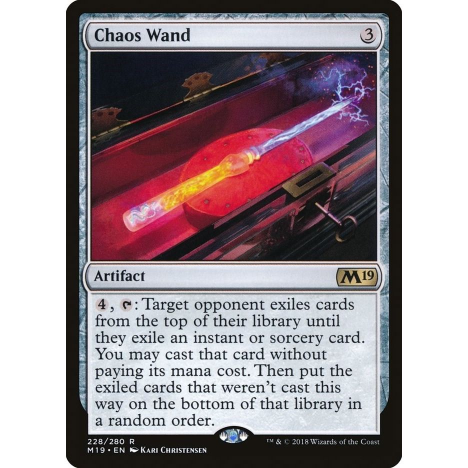 Image for Chaos Wand (228) (M19) - Magic: The Gathering