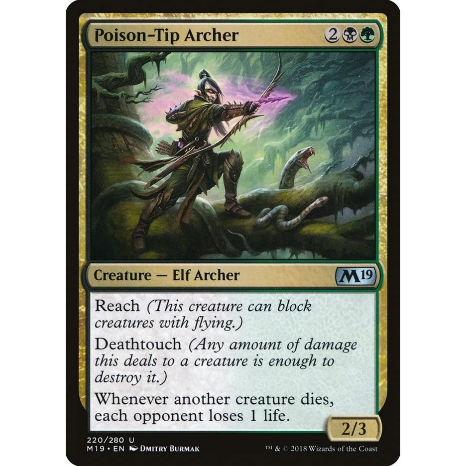 Image for Poison-Tip Archer (220) (M19) - Magic: The Gathering