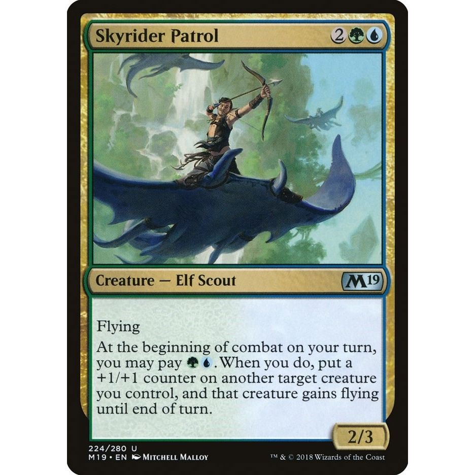 Image for Skyrider Patrol (224) (M19) - Magic: The Gathering