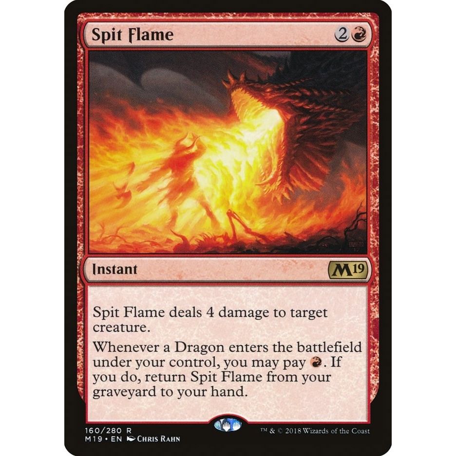 Image for Spit Flame (160) (M19) - Magic: The Gathering