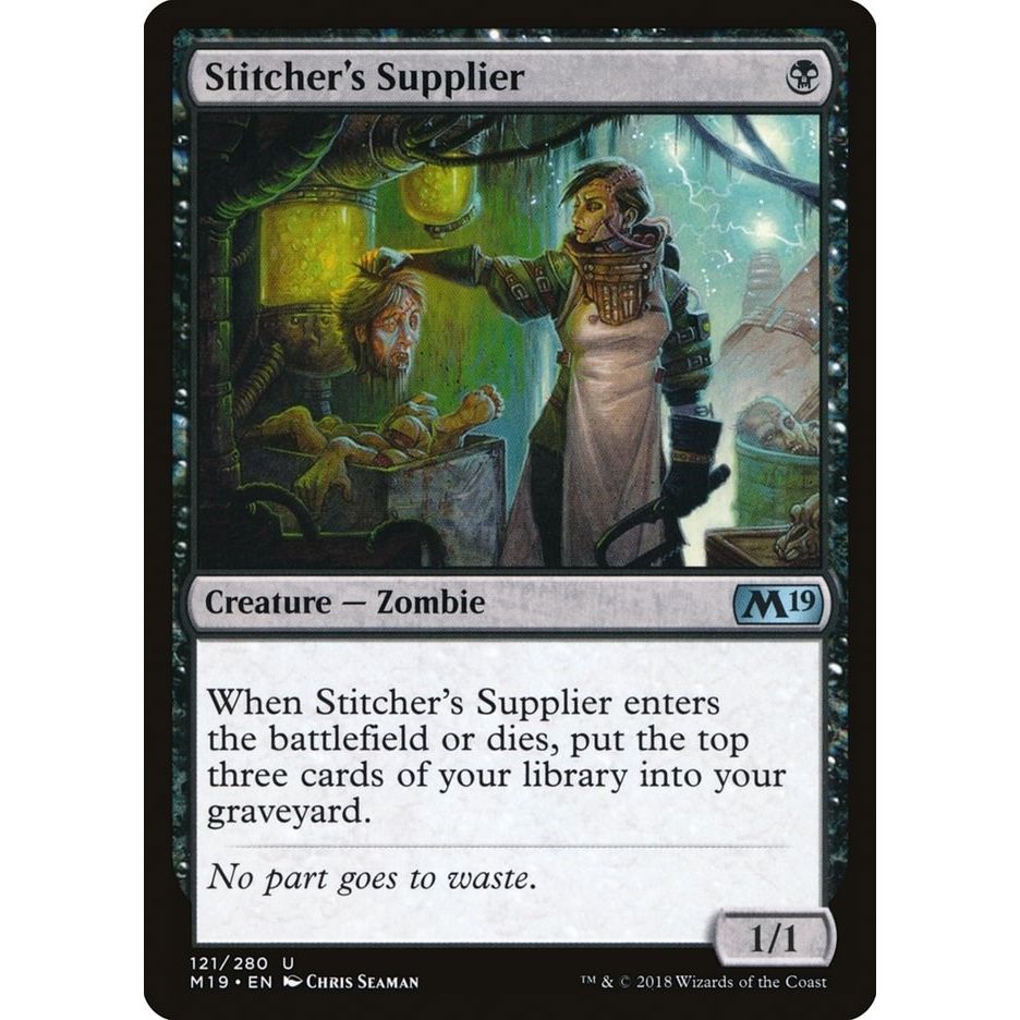 Image for Stitcher's Supplier (121) (M19) - Magic: The Gathering