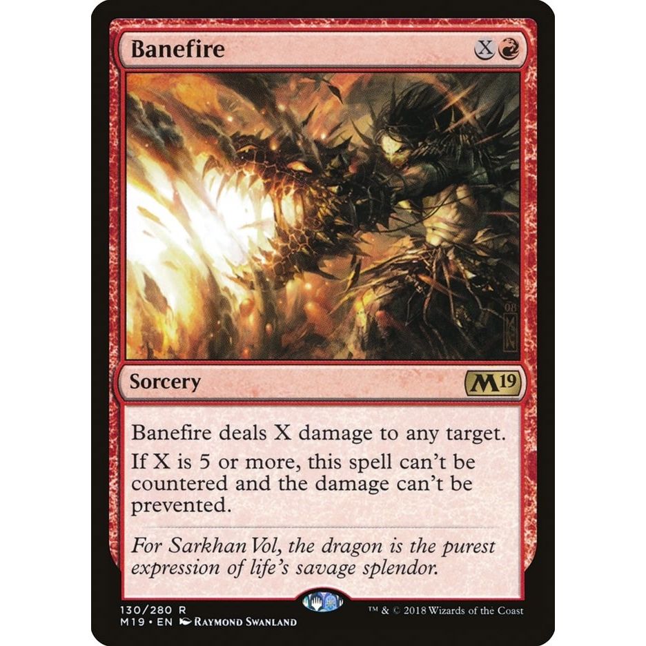 Image for Banefire (130) (M19) - Magic: The Gathering