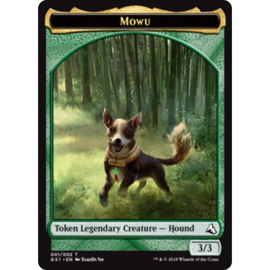 Image for Mowu Token (1) (GS1) - Magic: The Gathering