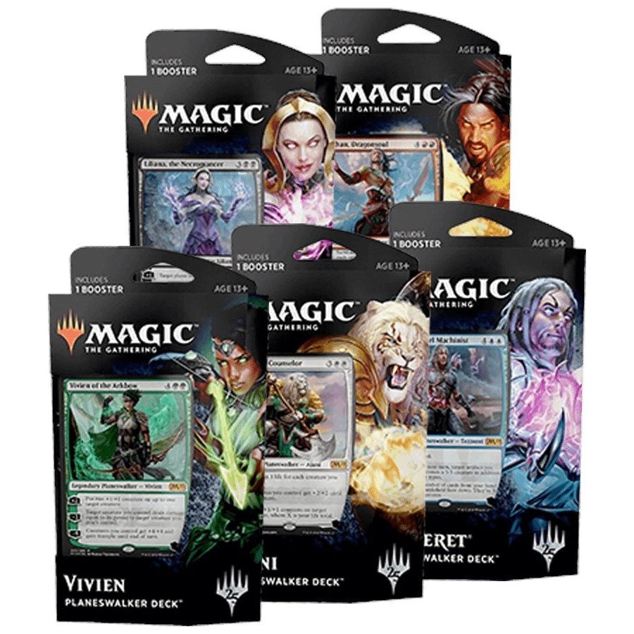 Image for Core Set 2019 - Planeswalker Deck [Set of 5] - Magic: The Gathering