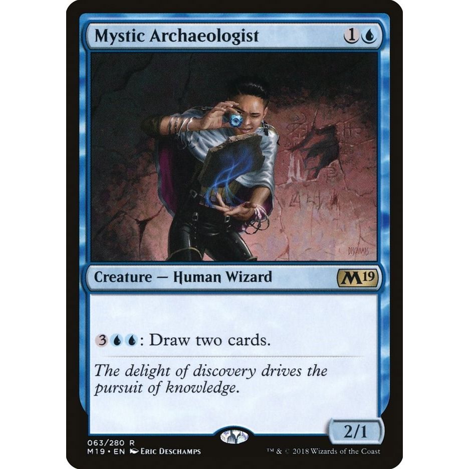 Image for Mystic Archaeologist (63) (M19) - Magic: The Gathering