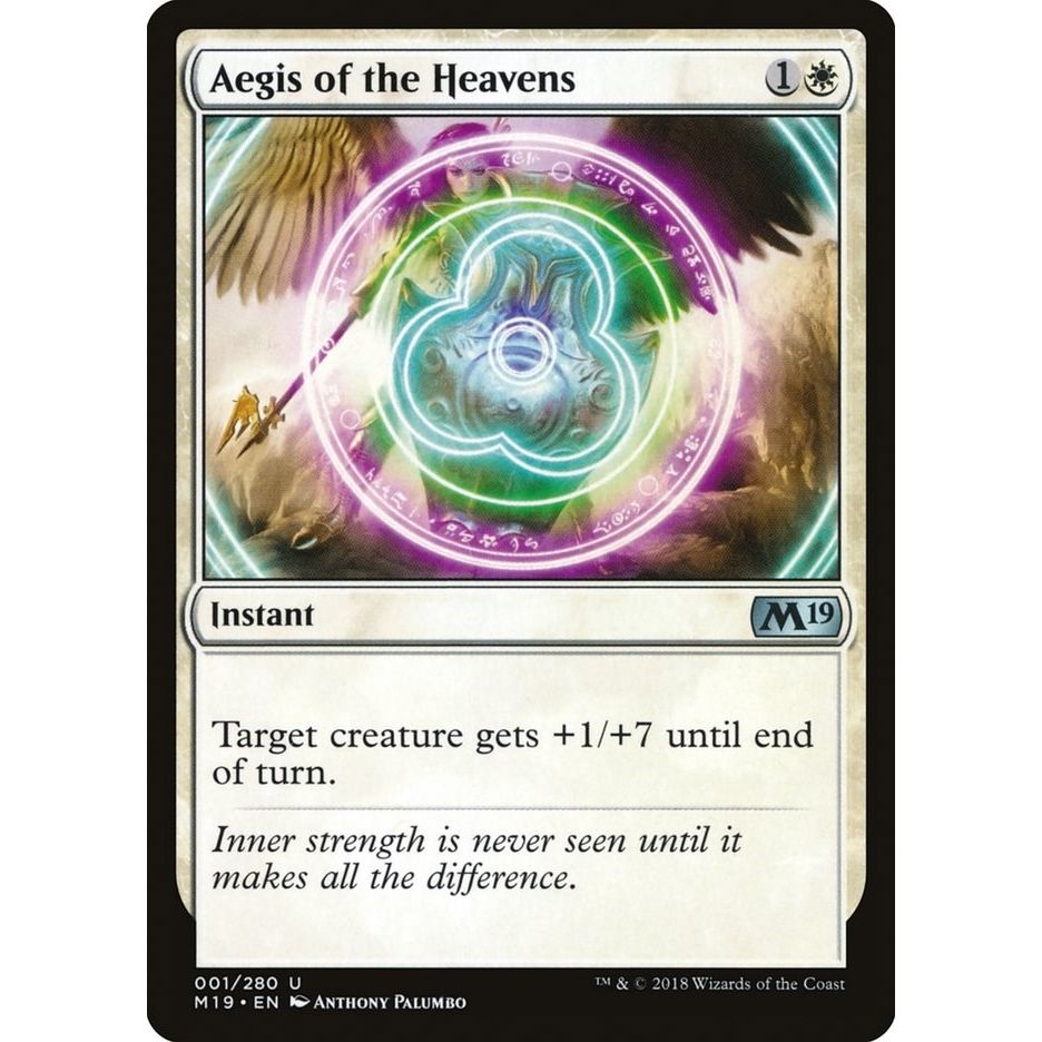 Image for Aegis of the Heavens (1) (M19) - Magic: The Gathering