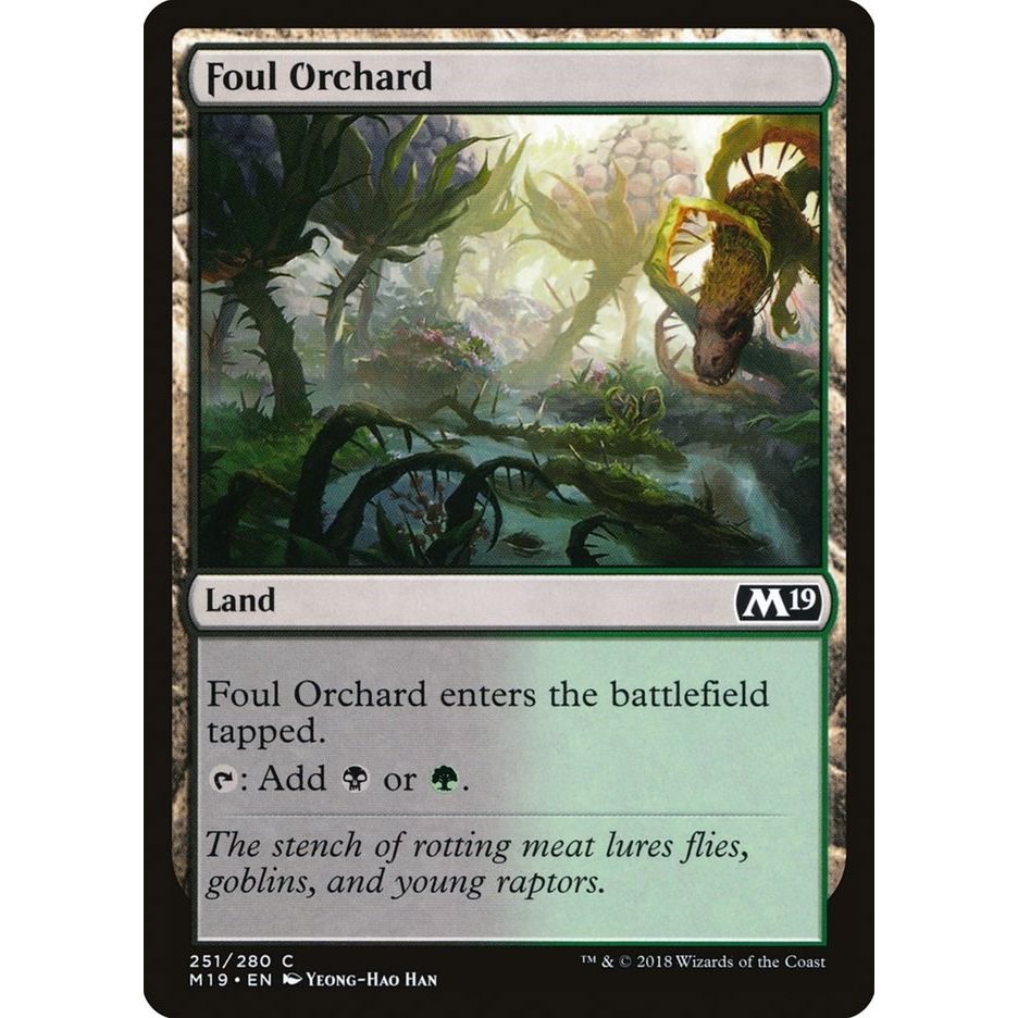 Image for Foul Orchard (251) (M19) - Magic: The Gathering