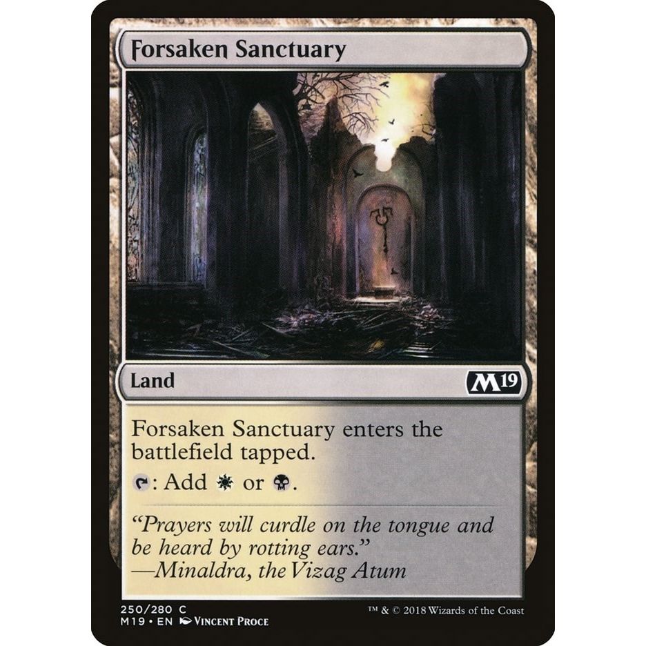 Image for Forsaken Sanctuary (250) (M19) - Magic: The Gathering