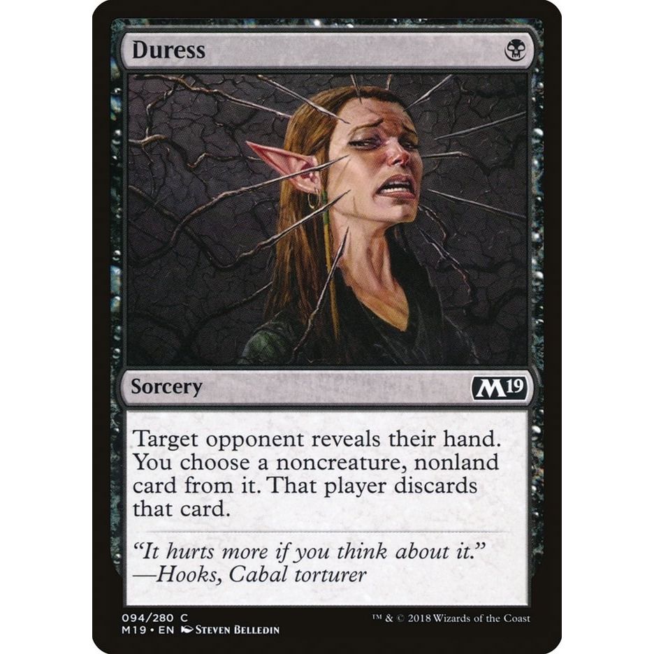 Image for Duress (94) (M19) - Magic: The Gathering