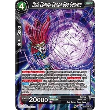 Image for Dark Control Demon God Demigra (BT4-106) (DBS-B04) - Dragon Ball Super: Masters