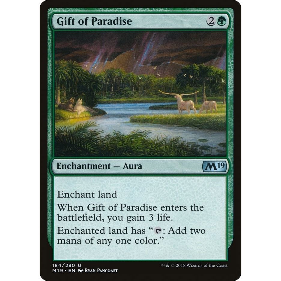 Image for Gift of Paradise (184) (M19) - Magic: The Gathering