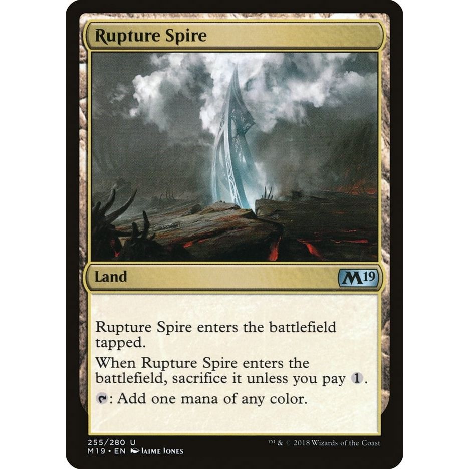 Image for Rupture Spire (255) (M19) - Magic: The Gathering